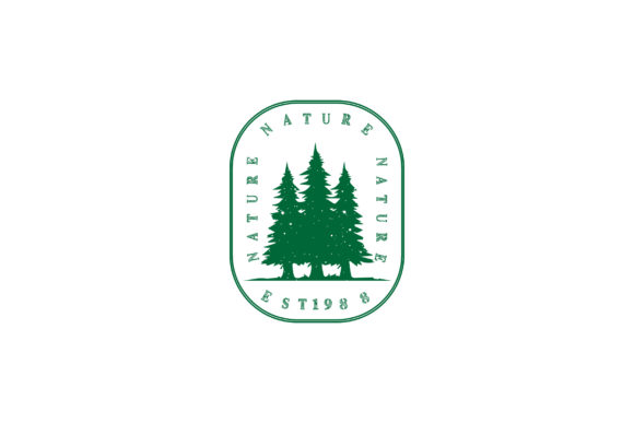 Download Vintage Pine Tree Logo - Premium Resources